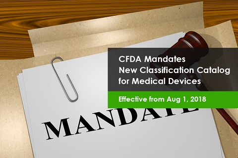 CFDA Mandates New Classification Catalog for Medical Devices